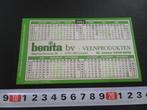 sticker Kalender 1992 Liessel BENITA bv veenprodukten, Ophalen, Zo goed als nieuw, Bedrijf of Vereniging