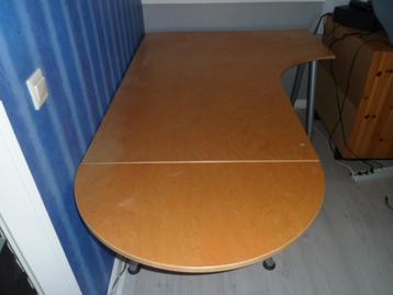 Hoekbureau Ikea Galant - afbeelding 1