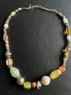 Vintage Murano kralen ketting met lampwork kralen, Ophalen of Verzenden, Zo goed als nieuw, Overige materialen