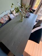 Massief houten tafel 20098,579 cm, Ophalen, Gebruikt, 50 tot 100 cm, Vijf personen of meer