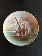 Antiek porseleinen bord R.S. Silesia met scheepsdecor, Antiek en Kunst, Ophalen of Verzenden