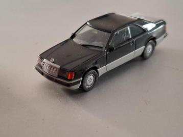 1:87 Mercedes 200/300 W124 coupe zwart Herpa € 4 beschikbaar voor biedingen