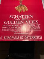 Vintage Poster Europalia 87 Osterreich , Schatten van het Gu, Verzamelen, Ophalen of Verzenden, Gebruikt, Rechthoekig Staand