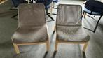 Vier zacht grijze scandinavische stijl stoelen, Ophalen, Zo goed als nieuw
