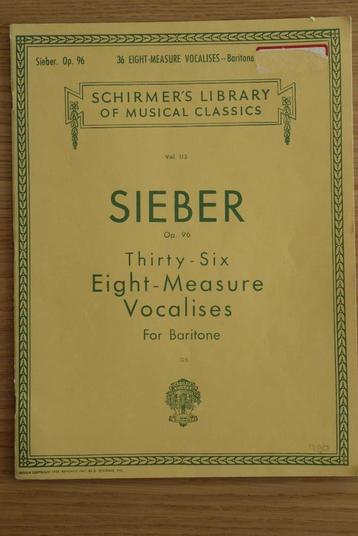 36 Eight-Measure Vocalises, Op. 96 For Baritone beschikbaar voor biedingen