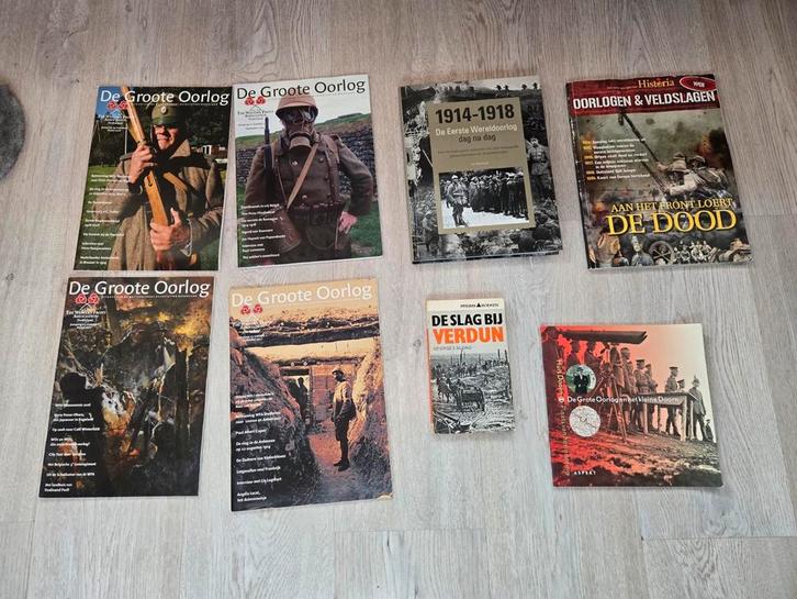 Wo1/ww1: lotje tijdschriften en boeken., Verzamelen, Militaria | Algemeen, Landmacht, Boek of Tijdschrift, Nederland, Ophalen of Verzenden
