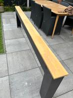 Sidetable voor achter bank, Ophalen, Eikenhout, 200 cm of meer, Zo goed als nieuw