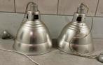 Aluminium Hanglampen Eettafel, Huis en Inrichting, Lampen | Hanglampen, Ophalen of Verzenden, Gebruikt, Metaal, Minder dan 50 cm