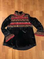 Love Faymiss blouse, boho, fluweel met versiersels, mt 42, Zwart, Maat 42/44 (L), Ophalen of Verzenden, Love Faymiss