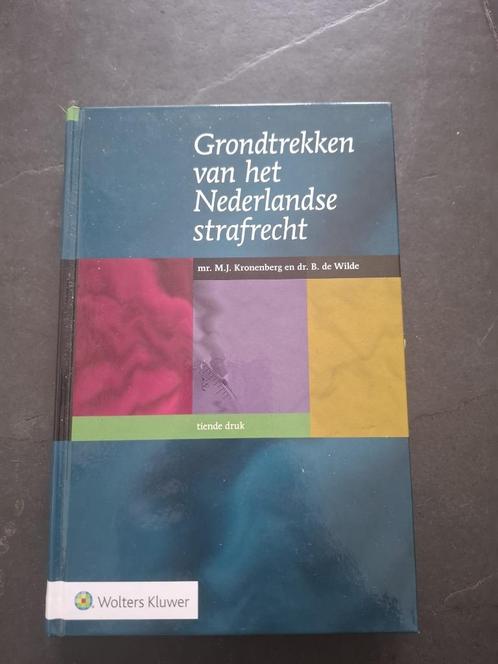 Grondtrekken Nederlandse Strafrecht Rechtsgeleerdheid jaar 1, Boeken, Studieboeken en Cursussen, Zo goed als nieuw, WO, Beta, Ophalen of Verzenden
