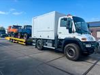 Mercedes-Benz  Unimog U400 , assistent / service truck 4x4, Auto's, Vrachtwagens, Leder en Stof, Wit, Mercedes-Benz, Bedrijf