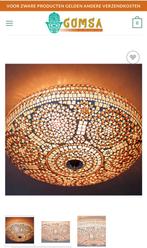 Oosterse mozaïek plafonniere – 50cm, Huis en Inrichting, Lampen | Plafondlampen, Ophalen, Gebruikt, Overige materialen, Bohemian