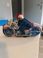 Vintage blikken politieman op motor, Antiek en Kunst, Antiek | Speelgoed, Ophalen of Verzenden