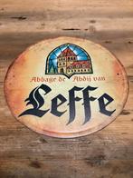 Metalen wandbord Leffe rond 20 cm, Verzamelen, Merken en Reclamevoorwerpen, Ophalen of Verzenden, Zo goed als nieuw, Reclamebord