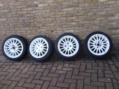 OZ witte velgen met banden,15 inch, Renault Clio en 1 stuks., Auto-onderdelen, Banden en Velgen, Banden en Velgen, Zomerbanden