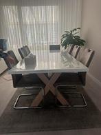 Eettafel, Huis en Inrichting, Tafels | Eettafels, Ophalen, Luxe, Eikenhout, 200 cm of meer