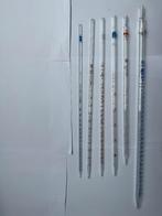 Meetpipettenset(6x) gegradueerd(laboratorium), Ophalen of Verzenden, Nieuw, Overige typen