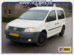 Volkswagen CADDY 1.6 benzine 5 Persoons - APK 25-9-2026 !!!, Voorwielaandrijving, Gebruikt, Elektrische ramen, Wit