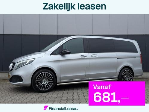 Mercedes-Benz V-klasse 220d LANG DC DUBBELE CABINE LEDER ELE, Auto's, Bestelauto's, Bedrijf, Lease, Financial lease, 360° camera