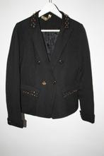 zwart JASJE met gouden studs maat M in ~~nieuw~~ staat, Maat 38/40 (M), Verzenden, Zwart, Zo goed als nieuw