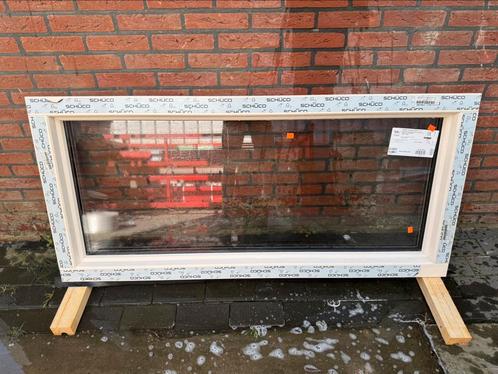 Shuco kozijn crème vast glas, Doe-het-zelf en Verbouw, Kozijnen en Schuifpuien, Zo goed als nieuw, Raamkozijn, Kunststof, Ophalen
