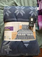 Nieuw Livarno Home Fleece Dekbedovertrek - Eenpersoons, Blauw, Dekbedovertrek, Ophalen of Verzenden, Nieuw
