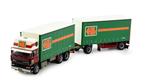 Tekno DAF 2800 Topsleeper met schamelaanhanger, Zijderlaan, Hobby en Vrije tijd, Ophalen, Nieuw, Bus of Vrachtwagen, Tekno