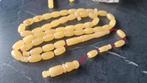 Baltische amber uit een steen !, Ophalen of Verzenden, Overige materialen, Ketting