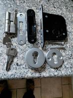 Bijzetslot met nieuwe cilinder, Ophalen of Verzenden, Nieuw, Rvs, Slot