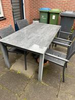 Mooie Tuinset met kussens, Tuin en Terras, Tuinsets en Loungesets, Ophalen, 4 zitplaatsen, Gebruikt, Eettafel