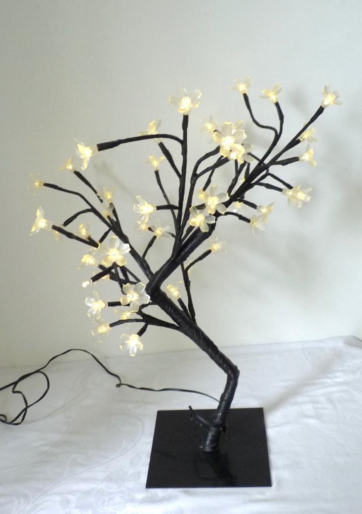 tafellamp, bloesemlamp, Huis en Inrichting, Lampen | Tafellampen, Zo goed als nieuw, Minder dan 50 cm, Ophalen of Verzenden