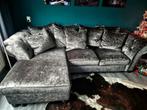 Urban Sofa Montreal velvet Croco stof hoekbank / loungebank, Huis en Inrichting, Ophalen of Verzenden, Gebruikt, Stof