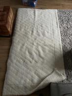 100% schapen wollen deken onderdeken 120x200, Huis en Inrichting, Slaapkamer | Beddengoed, Eenpersoons, Wit, Ophalen of Verzenden