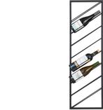 Nieuw Wijnrek Pascalle - Modern - Zwart - Metaal - Rechthoek, Ophalen of Verzenden, Nieuw