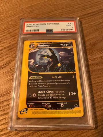 Umbreon #32 PSA 9 Skyridge beschikbaar voor biedingen