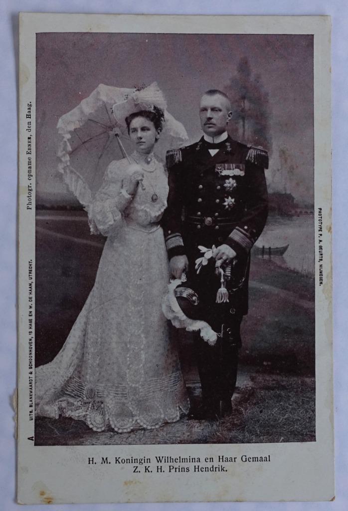 ansichtkaart koninklijk huis nr. 17, Verzamelen, Koninklijk Huis en Royalty, Kaart, Foto of Prent, Nederland, Ophalen of Verzenden