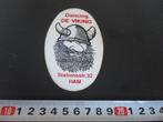 sticker België HAM  Dancing DE VIKING  stationsstraat 32, Verzamelen, Stickers, Ophalen, Zo goed als nieuw, Bedrijf of Vereniging
