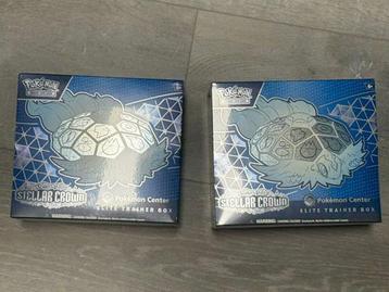 2x Stellar Crown Pokemon Center Elite Trainer Box (Sealed) beschikbaar voor biedingen