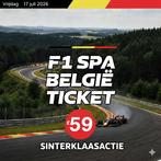 Spa Belgíe F1 - Vrijdag tickets 2026, Tickets en Kaartjes, Eén persoon, Juli