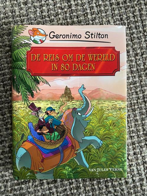 Geronimo Stilton - De reis om de wereld in 80 dagen, Boeken, Kinderboeken | Jeugd | onder 10 jaar, Zo goed als nieuw, Ophalen of Verzenden