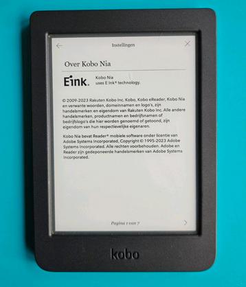 Kobo Nia ereader  beschikbaar voor biedingen