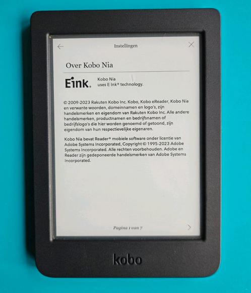 Kobo Nia ereader, Computers en Software, E-readers, Gebruikt, 6 inch of minder, 8 GB, Touchscreen, Wi-Fi, Ophalen of Verzenden