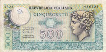 Italië Mercurius - 500 Lire 20.12.76 -P#95 beschikbaar voor biedingen