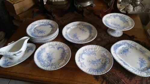Prachtige gave serviesdelen B.F.K MADELEINE, Antiek en Kunst, Antiek | Servies los, Ophalen of Verzenden
