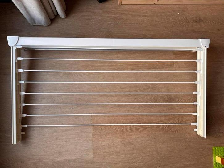 Leifheit Inklapbaar Wand Wasrek - Droogrek Perfecte Staat!, Tuin en Terras, Droogmolens en Wasrekken, Zo goed als nieuw, Wasrek