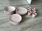Servies set roze 24 delig, Ophalen of Verzenden, Zo goed als nieuw, Bord(en)