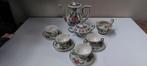 Polychroom Theeservies Handgeschilderd Holland, Antiek en Kunst, Antiek | Keramiek en Aardewerk, Ophalen