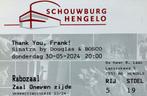 Frank Sinatra & Bosco op 30 mei in Schouwburg Hengelo, Tickets en Kaartjes, Mei, Twee personen