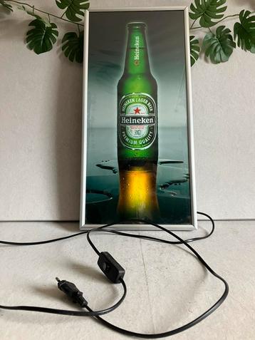 Heineken bier lichtbak, bewegende reclame lamp bierlamp beschikbaar voor biedingen