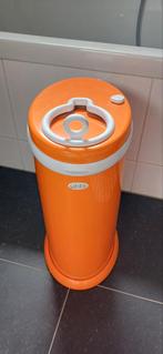 Ubbi luieremmer oranje retro, Ophalen, Gebruikt